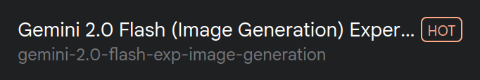 This badge was added to AI studio when Gemini image gen was cool and never removed