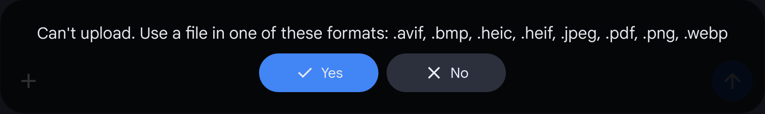 The no button here literally does nothing
